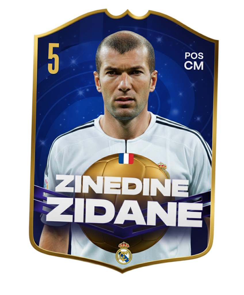 Zinedine Zidane Card